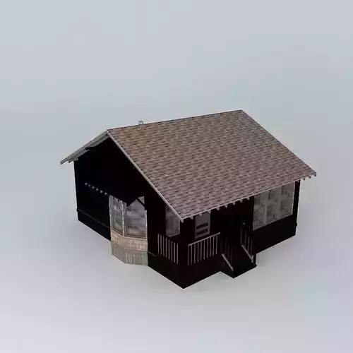 Shack house with roof
