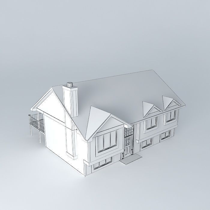 House Free 3D model_3