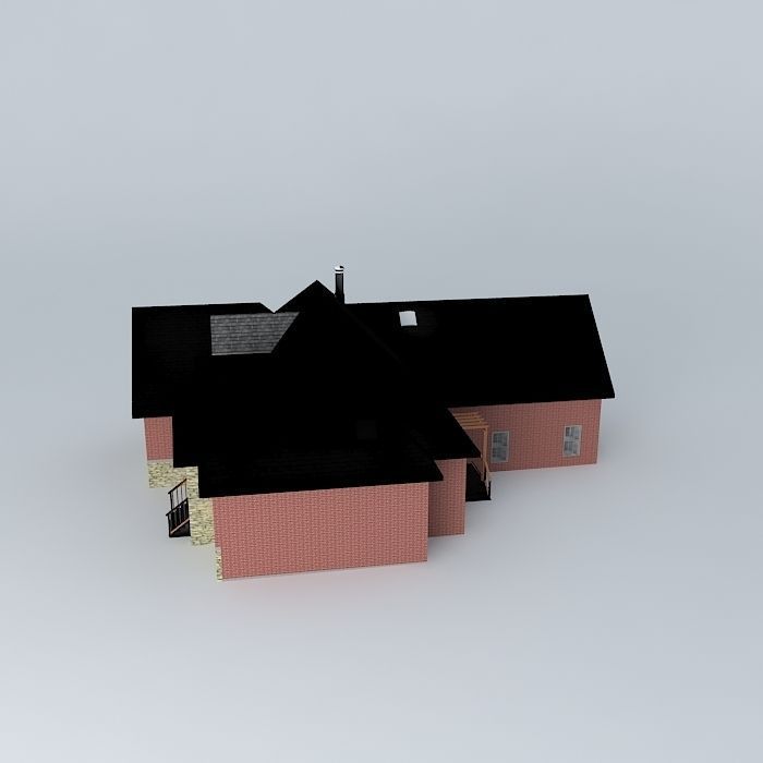 House Free 3D model_2