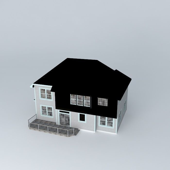 House Free 3D model_1