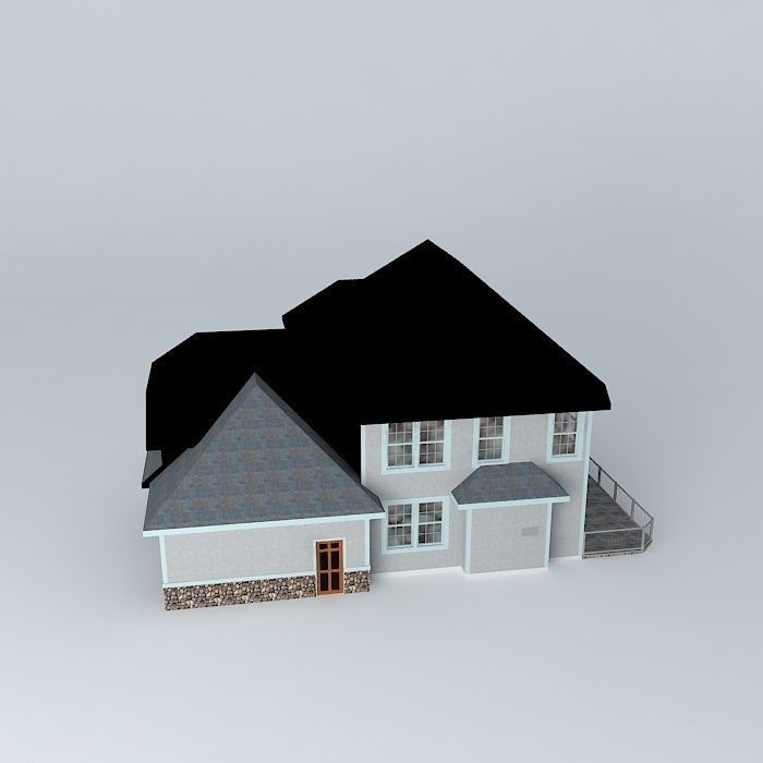 House Free 3D model_2