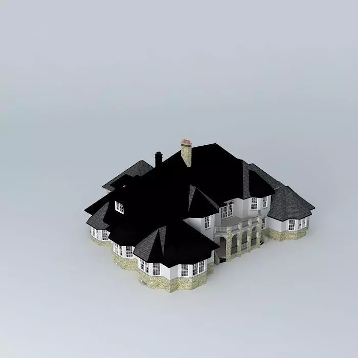 Mansion house Free 3D model