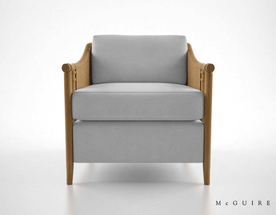McGuire Furniture Bill Sofield Jolie lounge chair