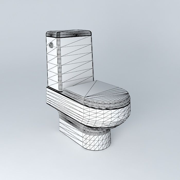 Toilet Free 3D model_3