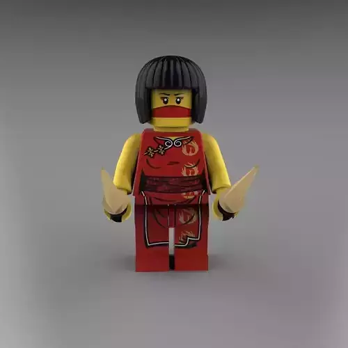Ninja Girl 3D model
