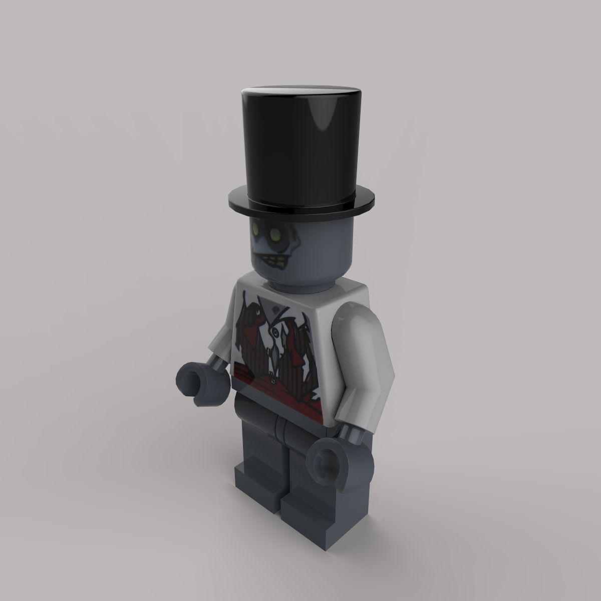 Zombie Groom 3D model_3