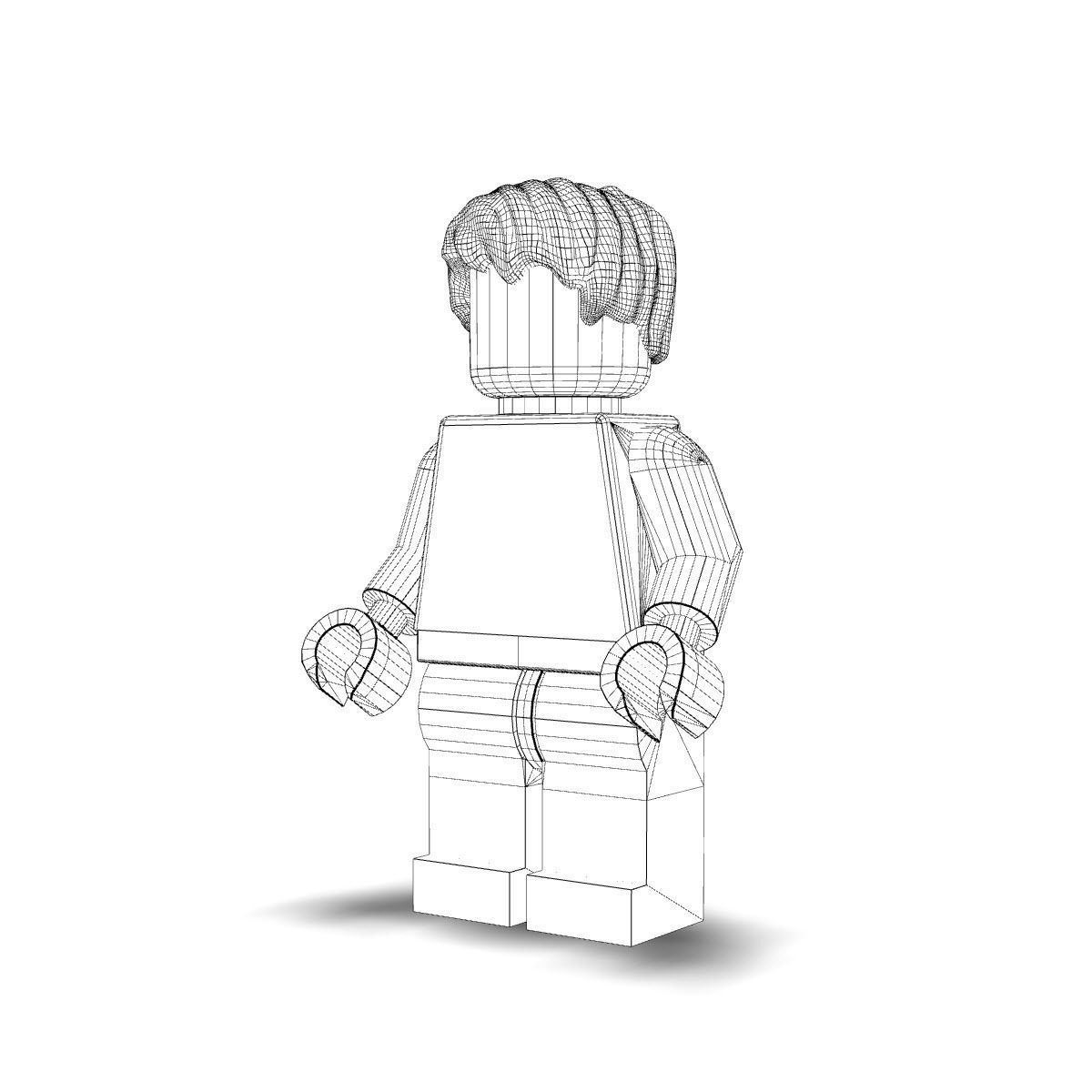 The Hulk lego 3D model_7