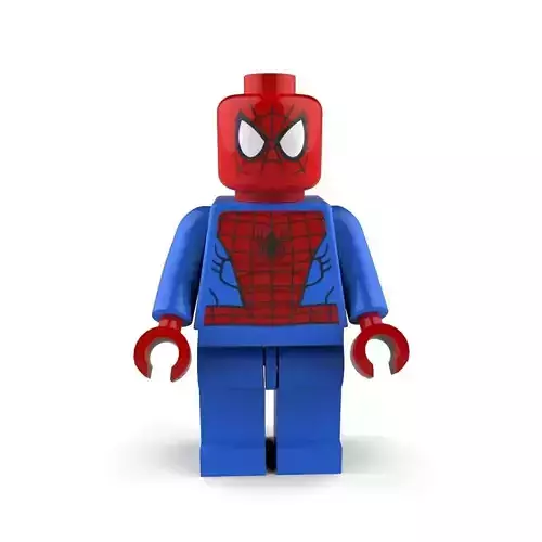 Spiderman Lego 3D model