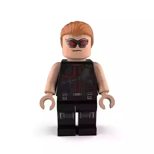 Hawkeye Lego 3D model