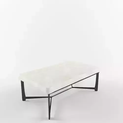 Holly Hunt XY Bench Low-poly 3D model