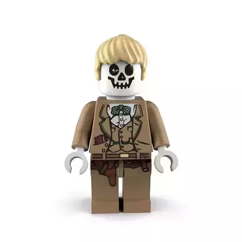 The Creep lego minifigure in outfit 3D model