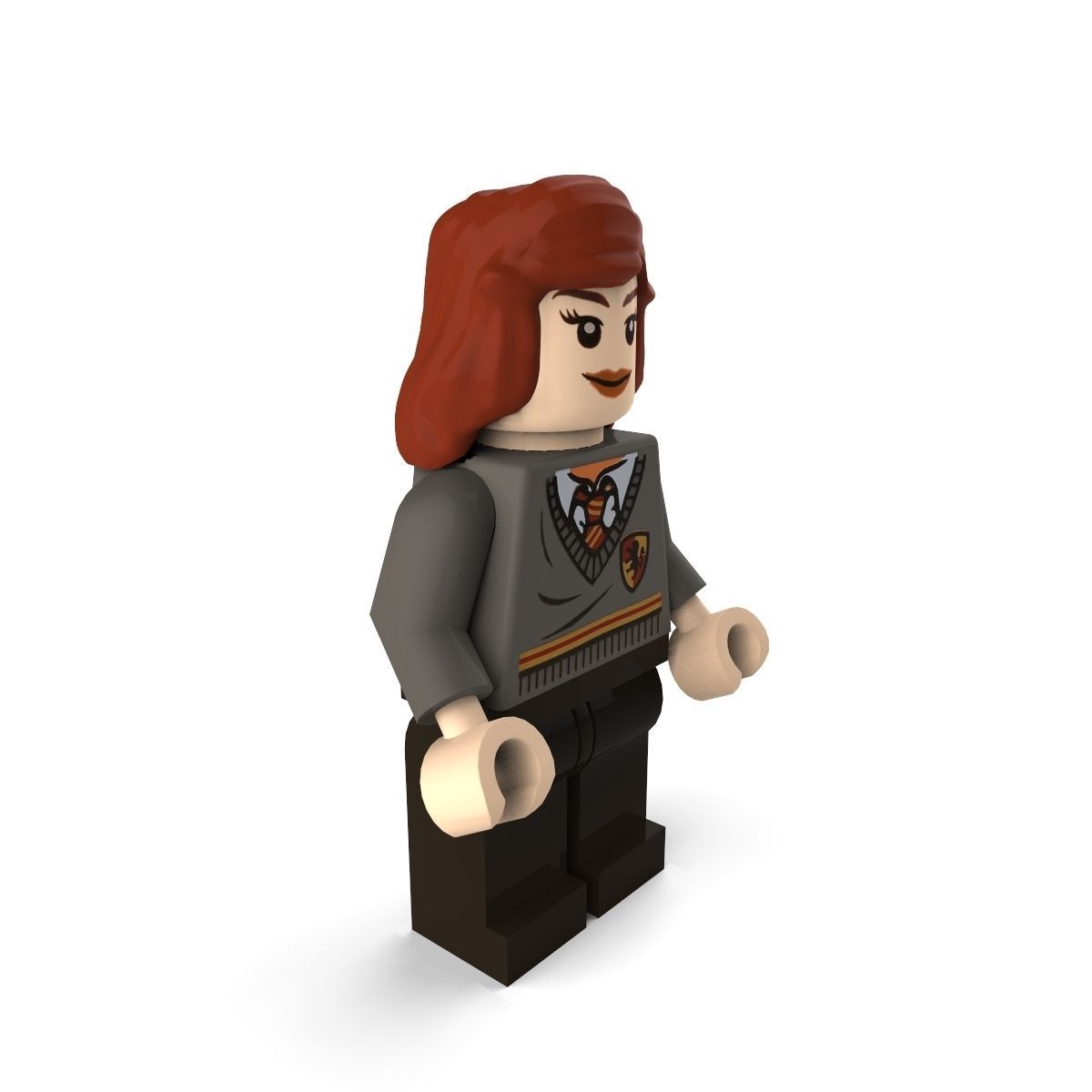 Hermoine lego harry potter character 3D model_1