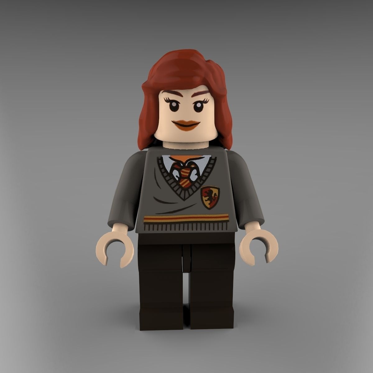 Hermoine lego harry potter character 3D model_4