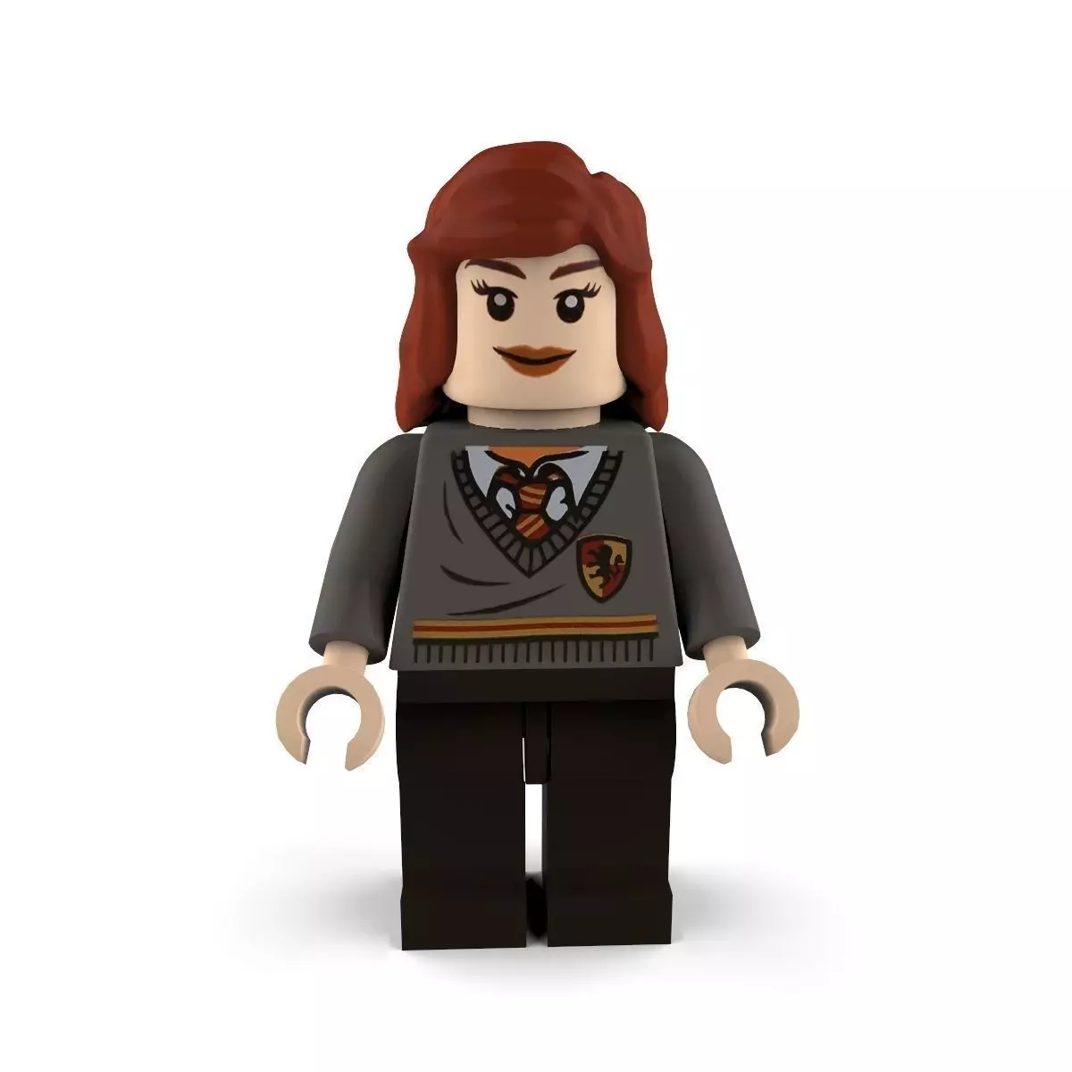 Hermoine lego harry potter character 3D model_0