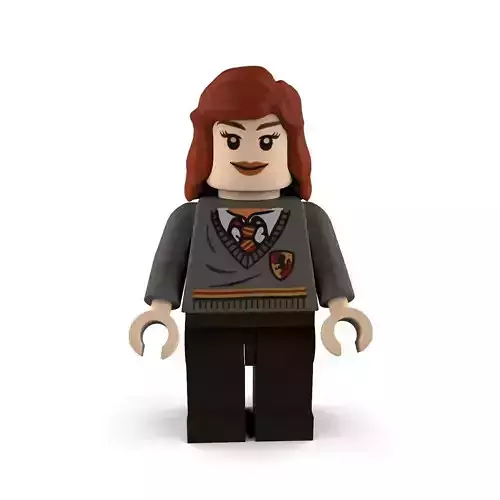 Hermoine lego harry potter character 3D model