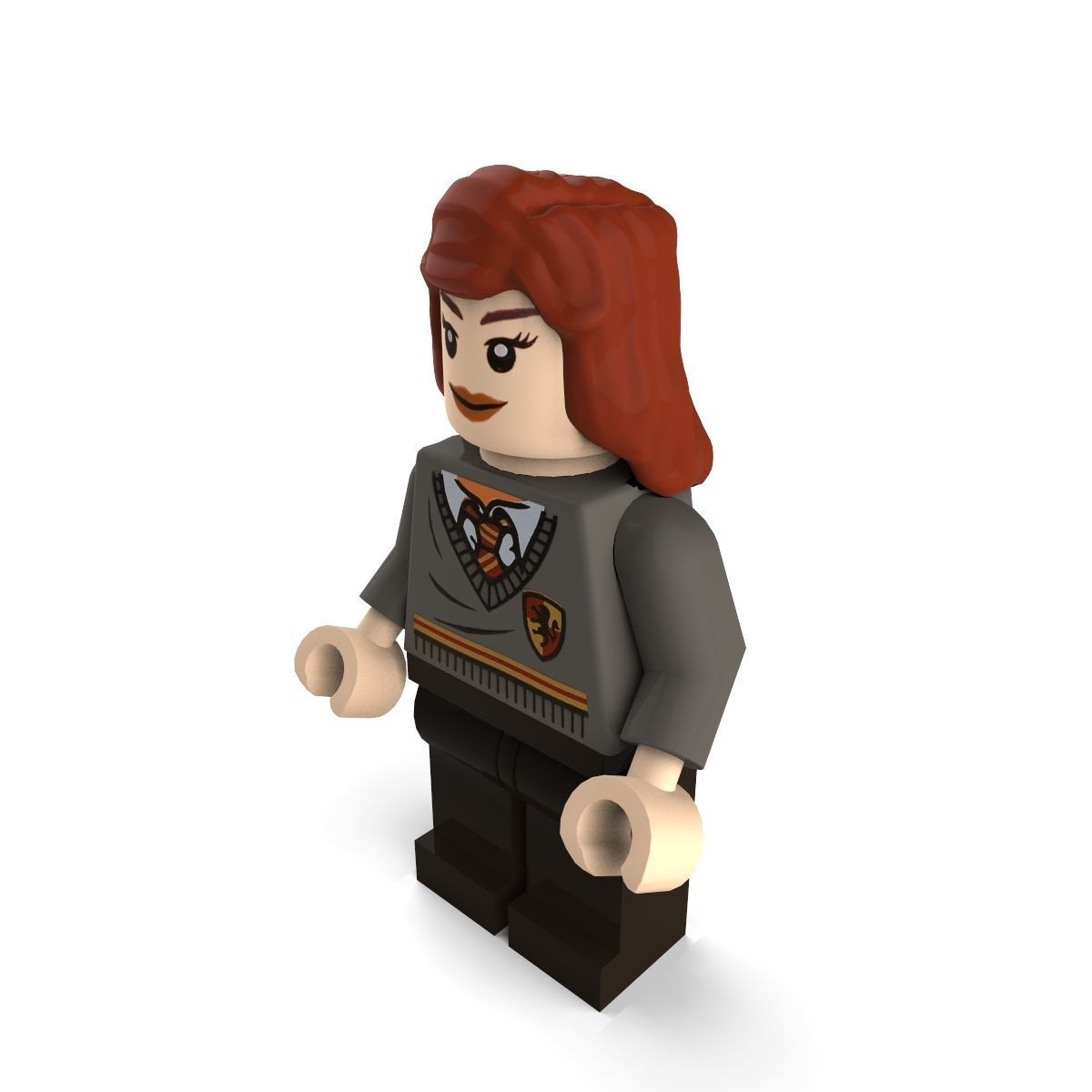 Hermoine lego harry potter character 3D model_2
