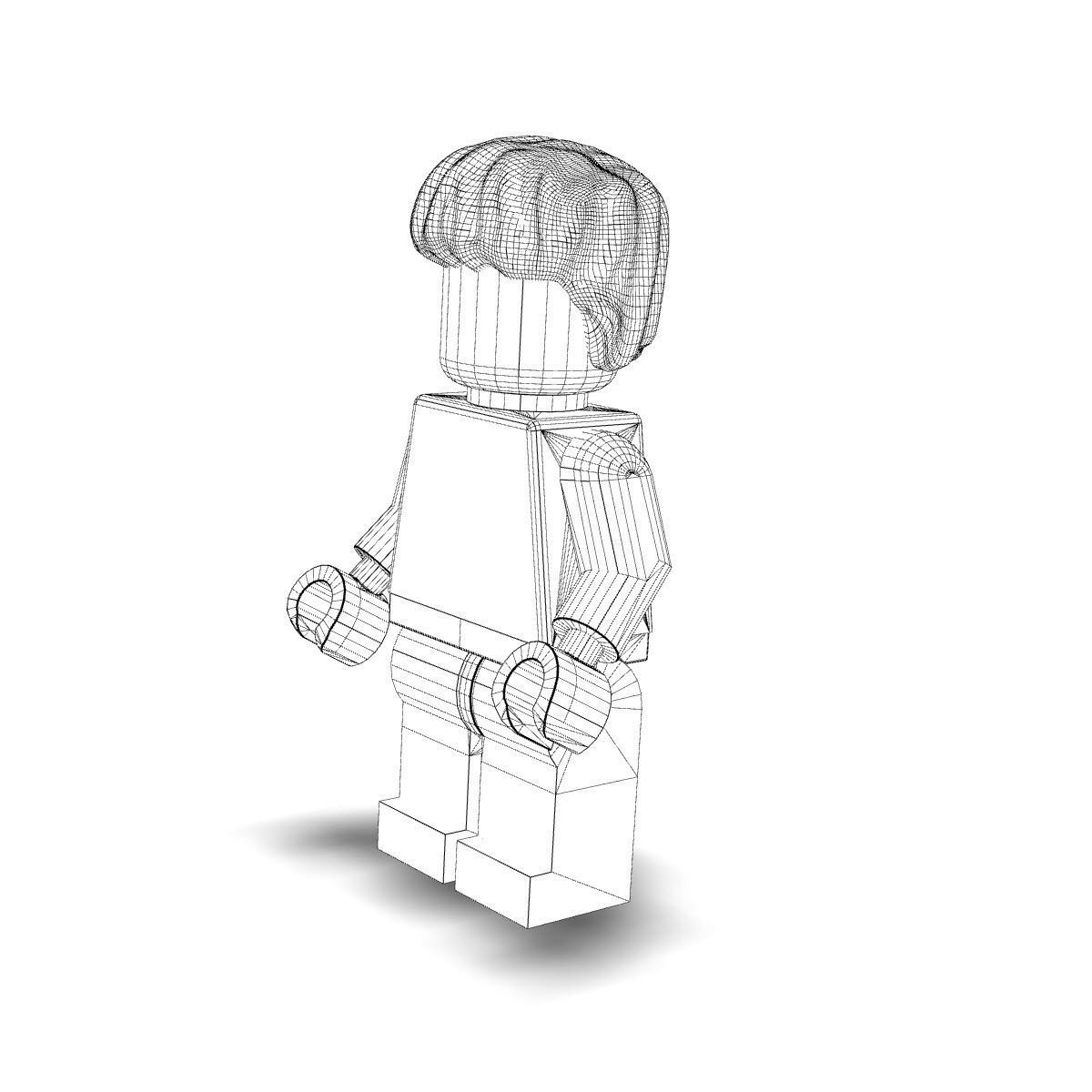 HarryPotterUniform lego harry potter with glasses 3D model_6