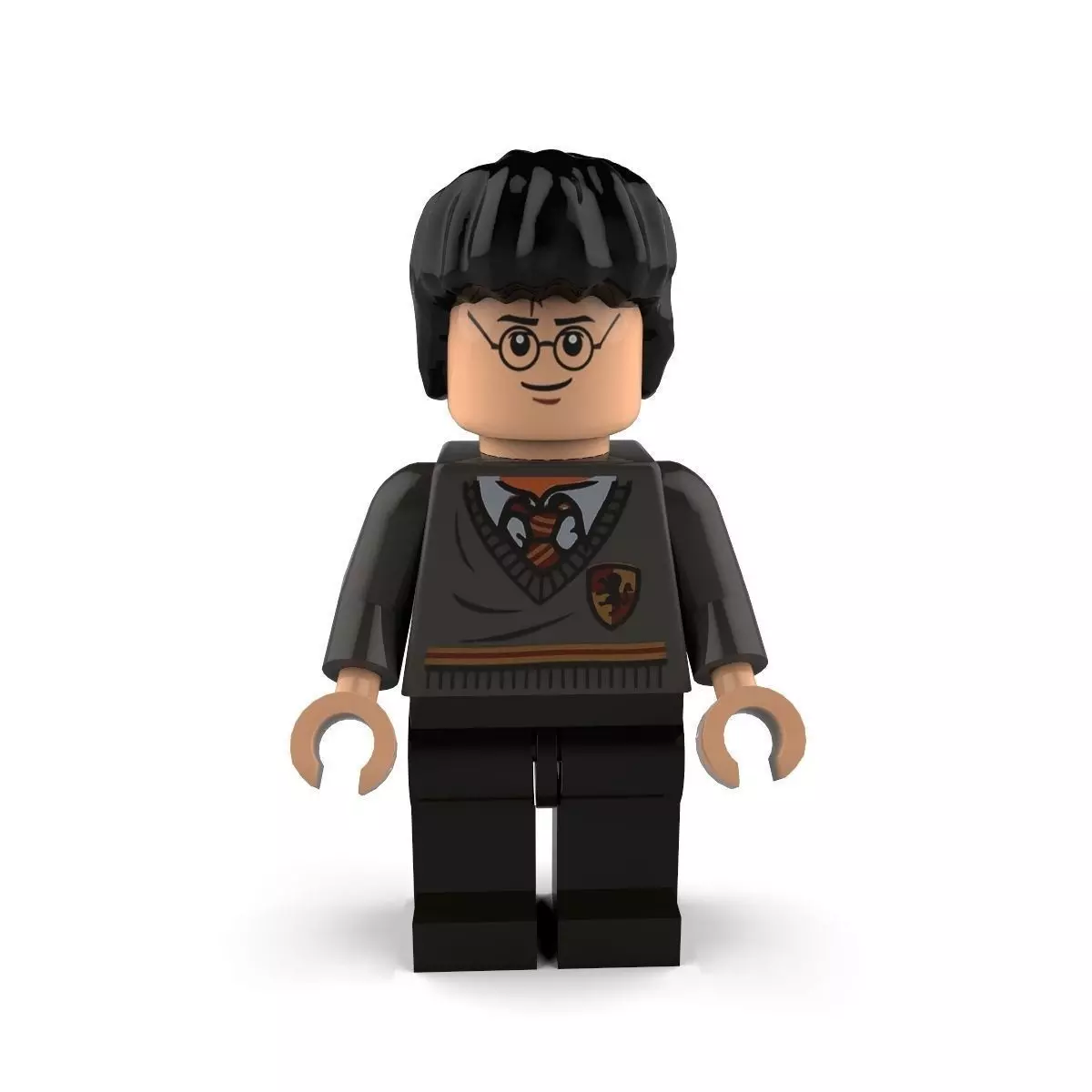 HarryPotterUniform lego harry potter with glasses 3D model_0
