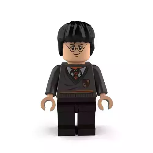 HarryPotterUniform lego harry potter with glasses 3D model