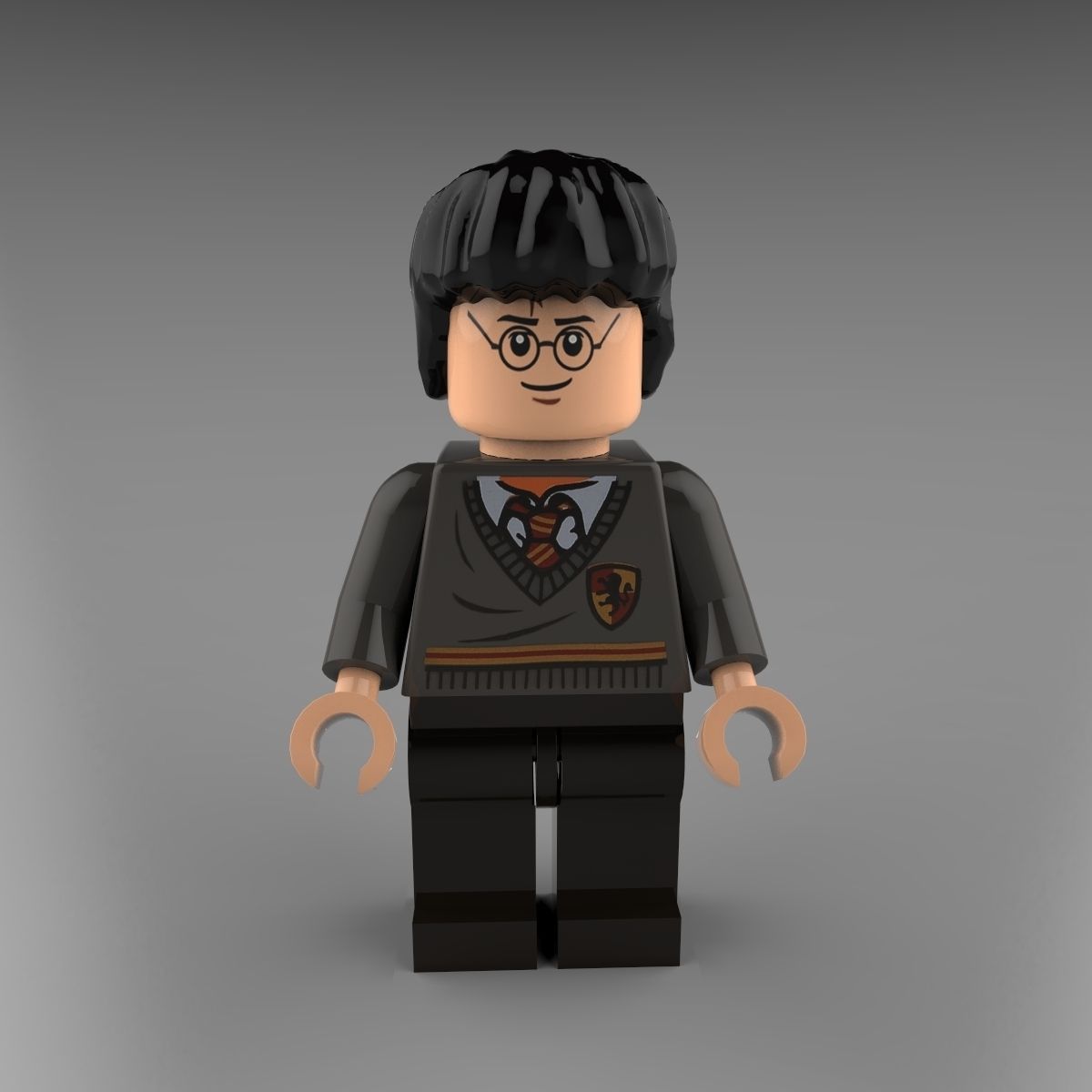 HarryPotterUniform lego harry potter with glasses 3D model_4