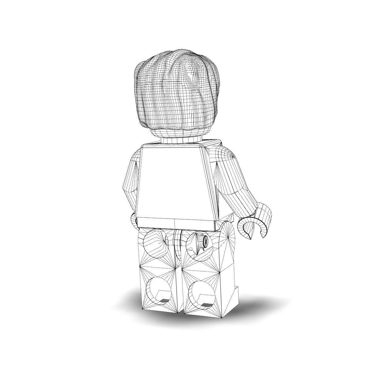 HarryPotterUniform lego harry potter with glasses 3D model_7