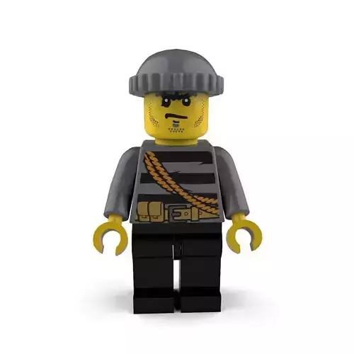 Crook 2 lego soldier 3D model