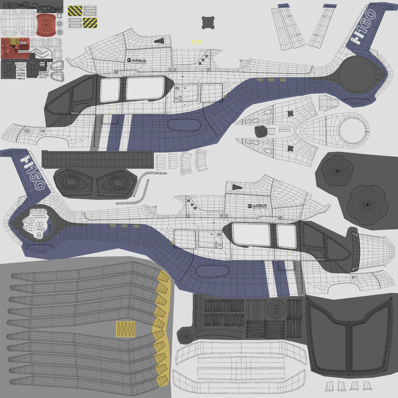 Airbus Helicopter H160 3D model_26