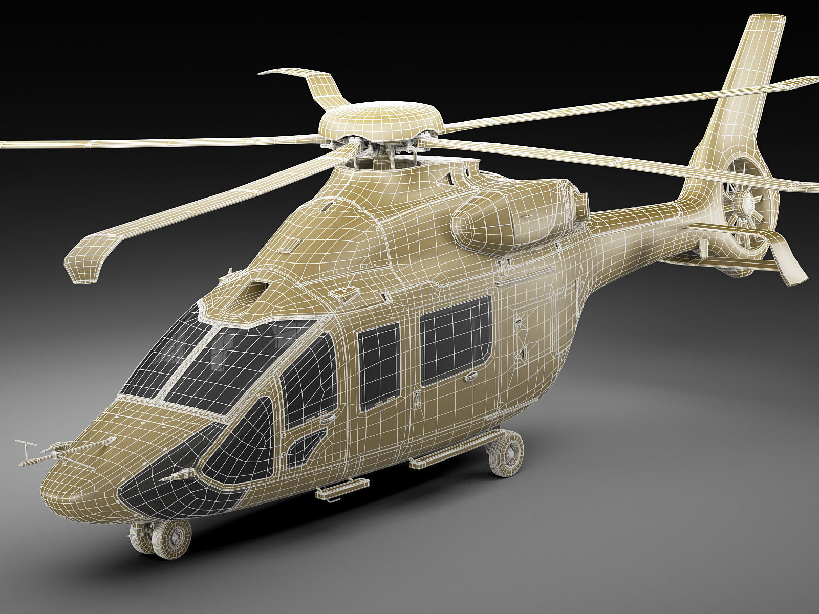 Airbus Helicopter H160 3D model_24