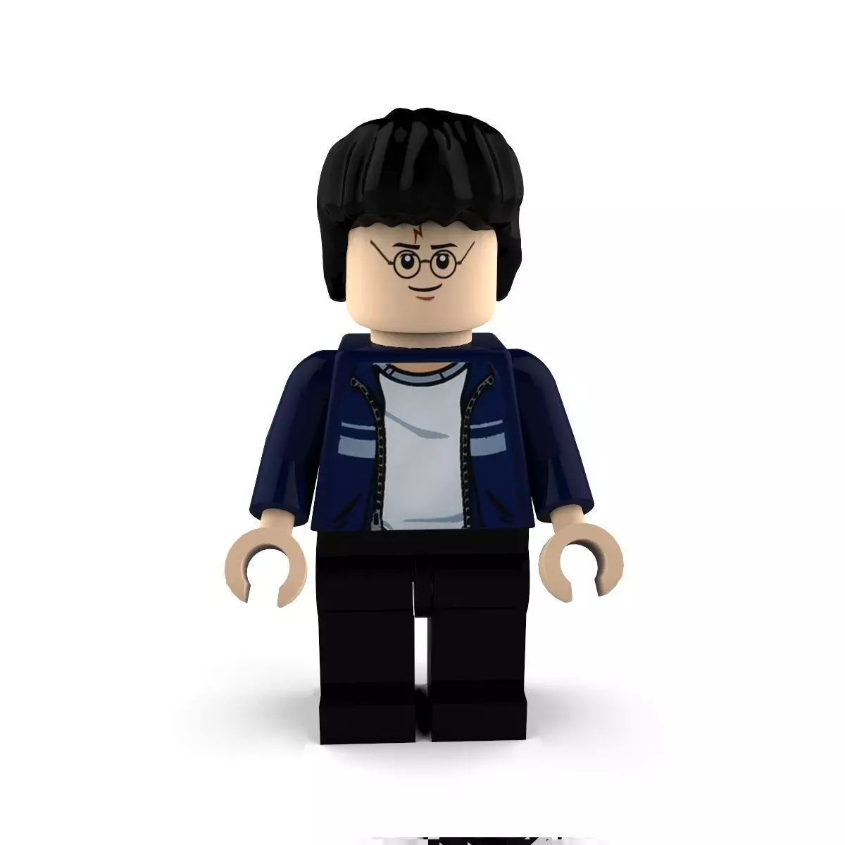 HarryPotterCasual lego harry potter minifigure 3D model_0