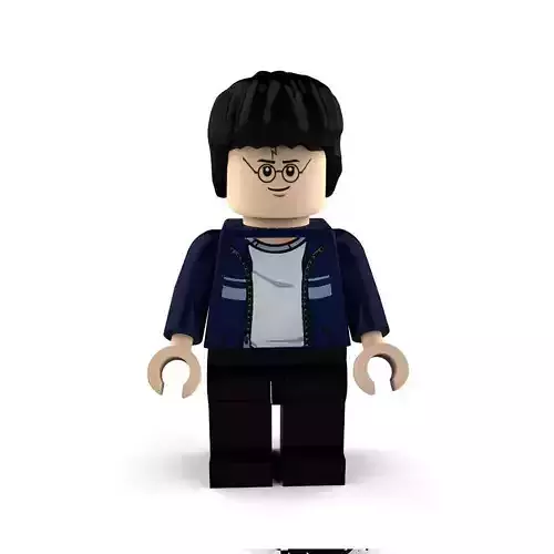 HarryPotterCasual lego harry potter minifigure 3D model