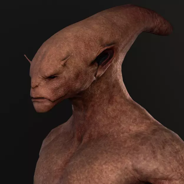 Tarak humanoid creature Free 3D model