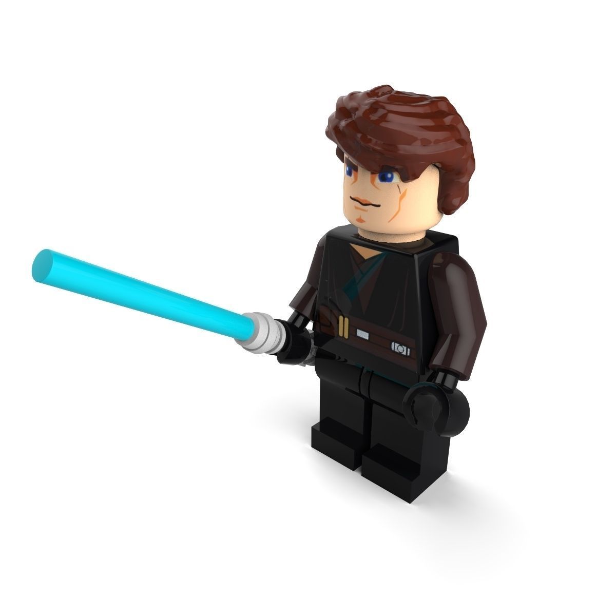 Anakin Apprentice 3D model_2