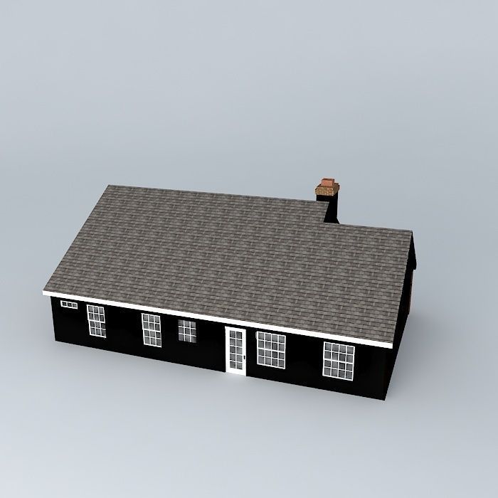 House Free 3D model_1