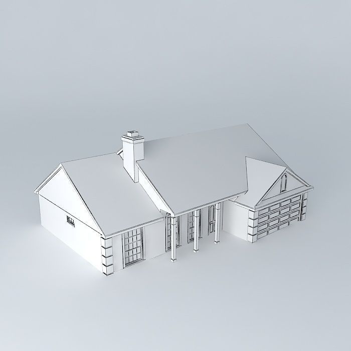 House Free 3D model_3