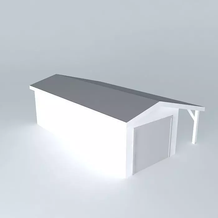 Decochalet 2015 Garage 330x810 Bucher 180 Free 3D model