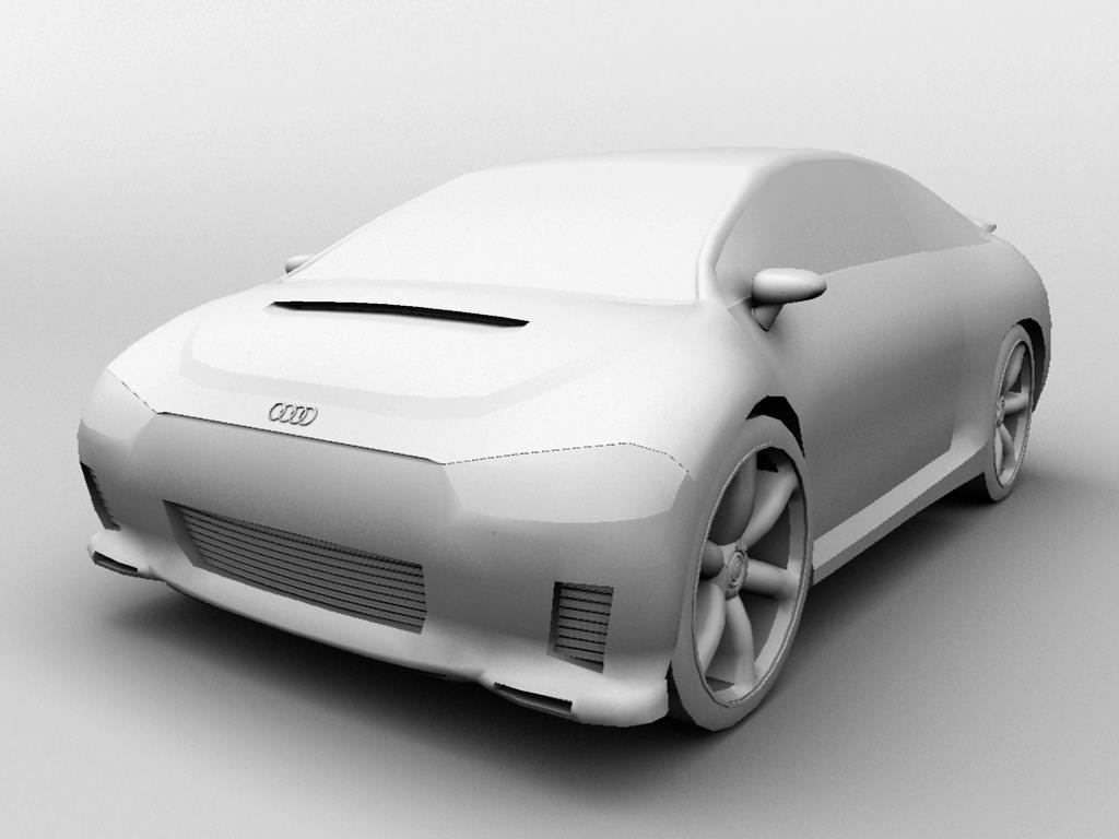 A Hybrid Concept Google Car AAA Low-poly 3D model_6