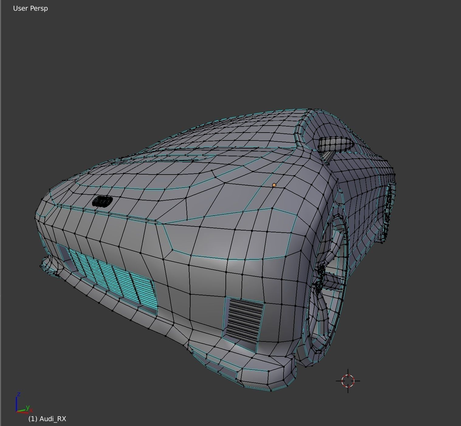 A Hybrid Concept Google Car AAA Low-poly 3D model_12