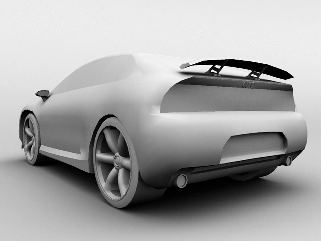 A Hybrid Concept Google Car AAA Low-poly 3D model_7