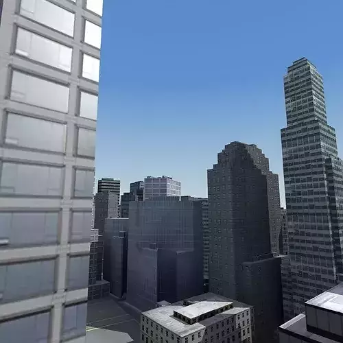 Modern City 3D model 5