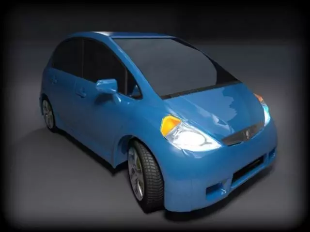 Car Concept Hatchback Google AAA Low-poly 3D model_0