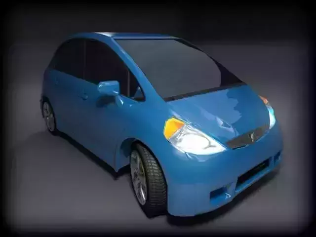 Car Concept Hatchback Google AAA Low-poly 3D model