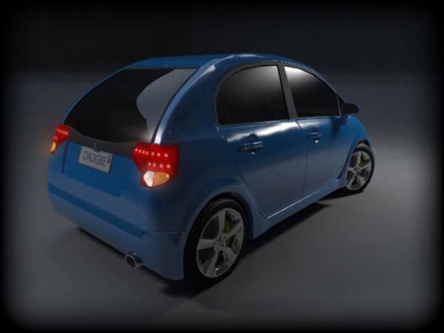Car Concept Hatchback Google AAA Low-poly 3D model_4