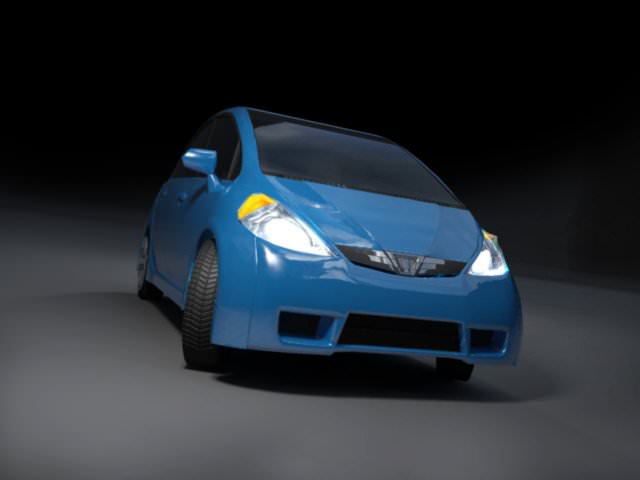 Car Concept Hatchback Google AAA Low-poly 3D model_3