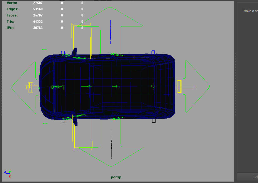 Car Concept Hatchback Google AAA Low-poly 3D model_9