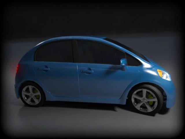 Car Concept Hatchback Google AAA Low-poly 3D model_2