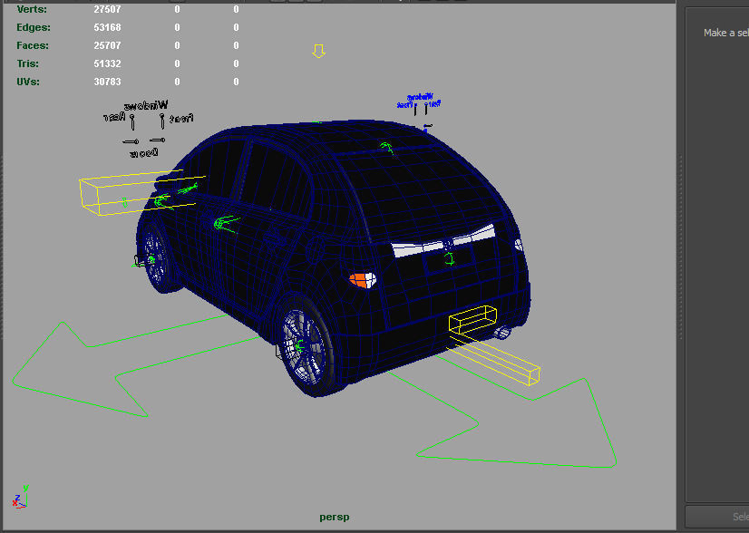 Car Concept Hatchback Google AAA Low-poly 3D model_6