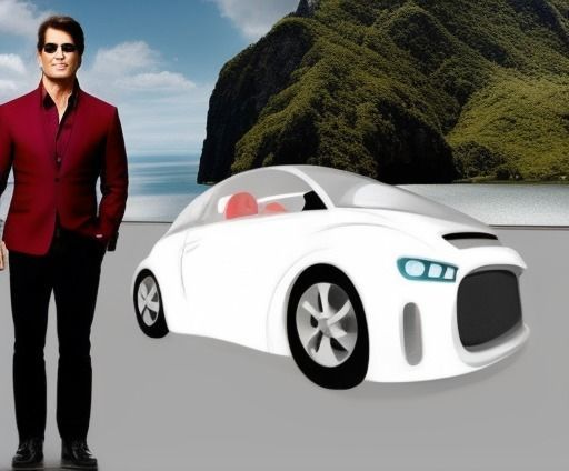 Futuristic Car AAA Low-poly 3D model_28