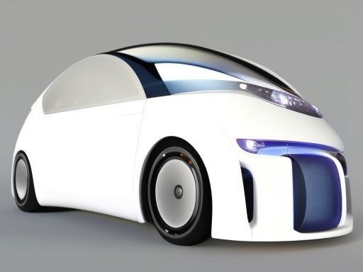 Futuristic Car AAA Low-poly 3D model_20