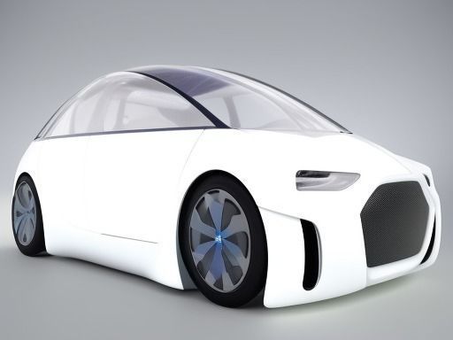 Futuristic Car AAA Low-poly 3D model_11