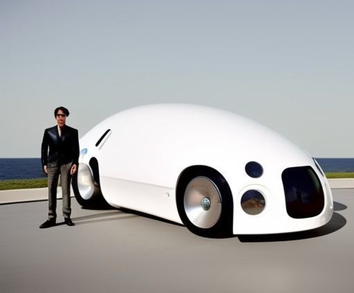 Futuristic Car AAA Low-poly 3D model_26